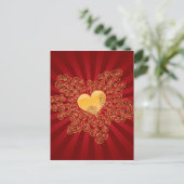 Golden Heart Briefkaart (Staand voorkant)