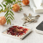 "Golden Heart Glow" Sleutelhanger (Zijkant)