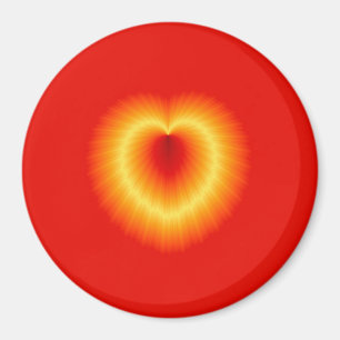 Golden Heart Magnet Magneet