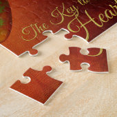Golden Heart met Key Legpuzzel (Zijkant)