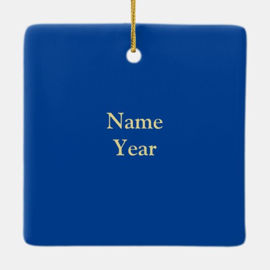 Golden Heart Rate en Caduceus Ornament (Achterkant)