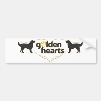 Golden Hearts Bumpersticker