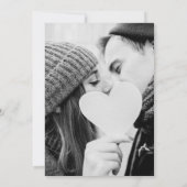 Golden Hearts Confetti Faire-part de mariage photo (Dos)