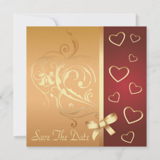 Golden Hearts Save the Date Aankondiging