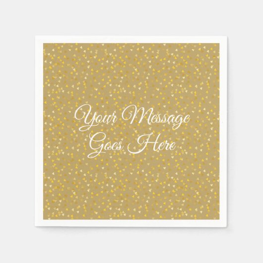 Golden Hearts Servet (Voorkant)