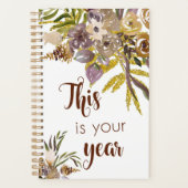 Golden Herfst Floral Dit is je leven Planner (Voorkant)