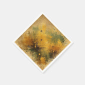 Golden Herfst Harvest Distressed Ink Decoupage Servet (Hoek)