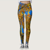 Golden Herfst Leggings (Voorkant)