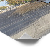 Golden Herfst Trees 4 Generation Family Tree Poste Poster (Hoek)