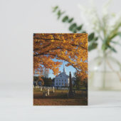 Golden Herfst vult Uitzicht van kerken van begraaf Briefkaart (Staand voorkant)