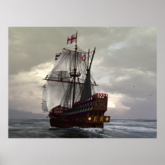 Golden Hind Poster (Voorkant)