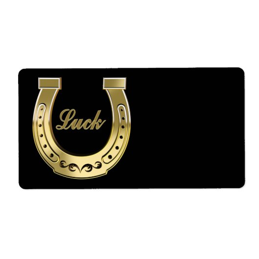 Golden hoefijzer etiket (Voorkant)