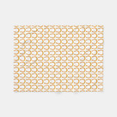 Golden Hoefijzer Fleece Blanket Deken (Voorkant (Horizontaal))