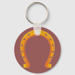 Golden Hoefijzer Sleutelhanger