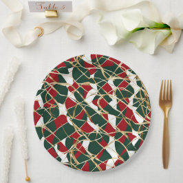 Golden Holiday Elegance Christmas Paper Bord