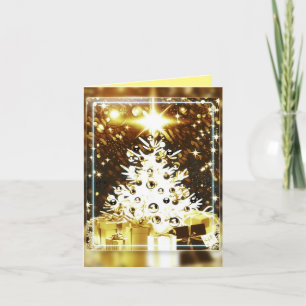 Golden Holiday Moments Feestdagen Kaart