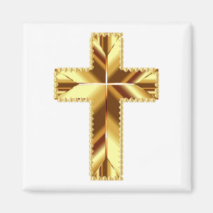 GOLDEN HOLY CROSS MAGNEET
