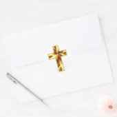 GOLDEN HOLY CROSS RONDE STICKER (Envelop)