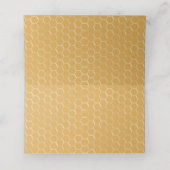 Golden Honeycomb Pattern (Binnenkant ongevouwen)