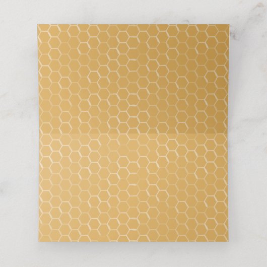 Golden Honeycomb Pattern (Binnenkant ongevouwen)