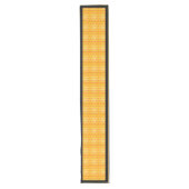 Golden Honeycomb Pattern Lange Tafelloper (Voorkant)