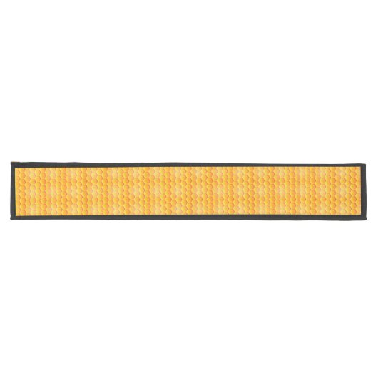 Golden Honeycomb Pattern Lange Tafelloper (Horizontaal)