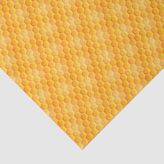 Golden Honeycomb Pattern Tissuepapier (Detail)