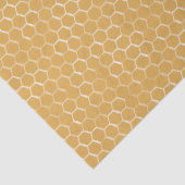 Golden Honeycomb Pattern Tissuepapier (Detail)