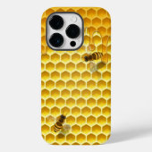 Golden Honingraat met Bijen Klein Case-Mate iPhone Case (Achterkant)