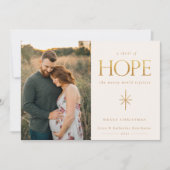 Golden Hope-fotokerstkaart (Voorkant)