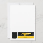 Golden Horn Invitation Kaart (Achterkant)