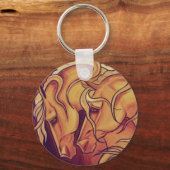 Golden Horses Sleutelhanger (Voorkant)