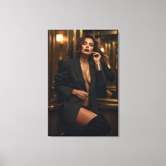 Golden Hour Authority Canvas Afdruk (Voorkant)