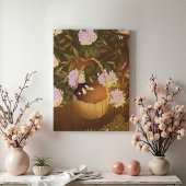 Golden Hour Blackberry Basket Canvas