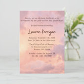 Golden Hour Bridal Shower Invitation Kaart (Staand voorkant)