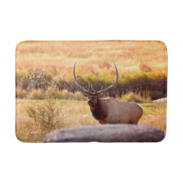 Golden Hour Bull Elk Badmat