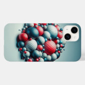 Golden Hour Cityscape Phone Case - Isometric 3D  (Achterkant (horizontaal))