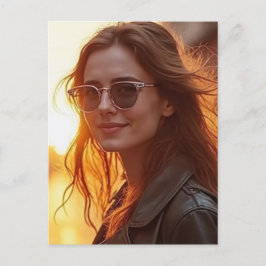 Golden Hour Elegance Briefkaart