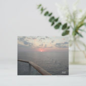 Golden Hour in het Zee Briefkaart (Staand voorkant)