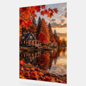 Golden Hour Lakeside Cabin (Angle)