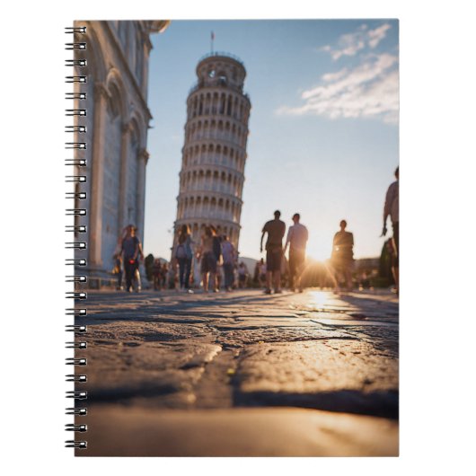 Golden Hour Pisa Tower Carnet de voyage (Devant)
