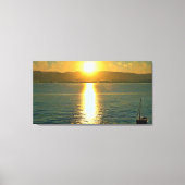 Golden Hour Sail Canvas Afdruk (Voorkant)