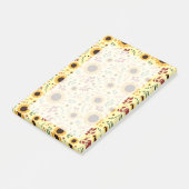 Golden Hour Sunflower | Large 4" x 6" Post-it® Notes (Schuin)