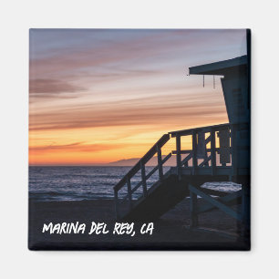Golden Hour Sunset - Marina Del Rey, Californië Magneet
