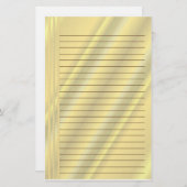 Golden Hues Briefpapier (Voorkant / Achterkant)