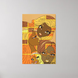 Golden Hues Canvas Afdruk