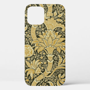 Golden Indian Pattern, William Morris iPhone 12 Hoesje