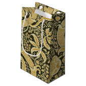 Golden Indian Pattern, William Morris Klein Cadeauzakje (Achterkant Gekanteld)