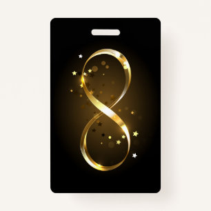 Golden Infinity-symbool Badge
