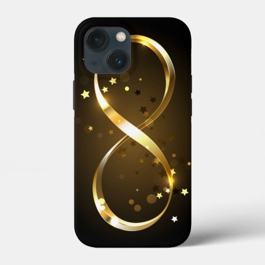 Golden Infinity-symbool Case-Mate iPhone Case (Achterkant)